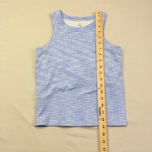 Lou & Grey Women's Light Blue Crop Top - Picture 3 of 9